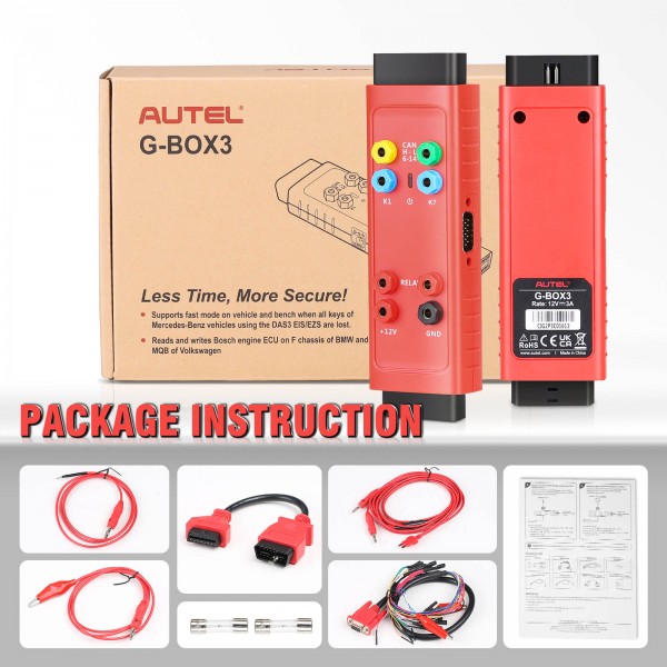 Autel MaxiIM GBOX3 G-BOX 3 Adapter Compatible with MaxiIM IM608/ IM508/ IM608Pro