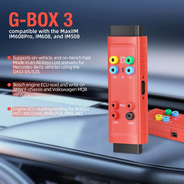 Autel MaxiIM GBOX3 G-BOX 3 Adapter Compatible with MaxiIM IM608/ IM508/ IM608Pro