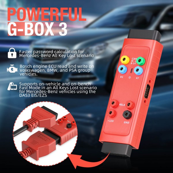 Autel MaxiIM GBOX3 G-BOX 3 Adapter Compatible with MaxiIM IM608/ IM508/ IM608Pro