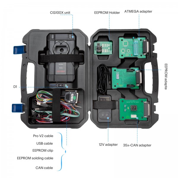 CGDI CG100X Programmer for Airbag Reset Mileage Adjustment and Chip Reading 