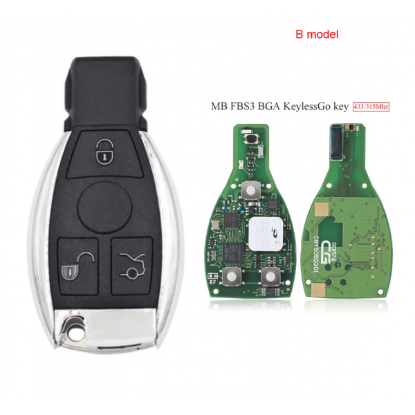 CGDI MB FBS3 BGA KeylessGo Key PCB for Benz 315MHz/433MHz 