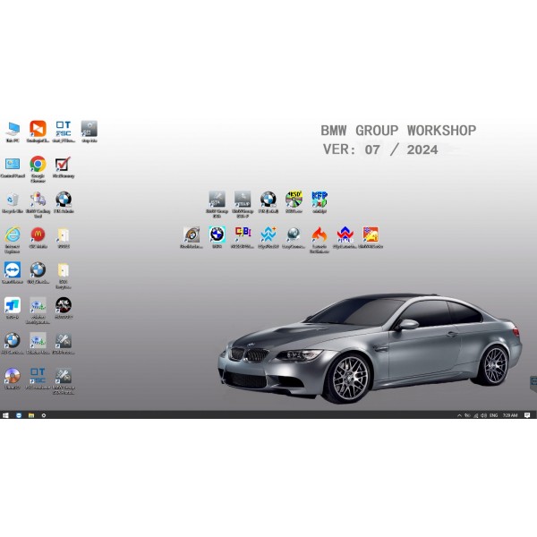 V2024.07 Win10 Rheingold ISTA 4.48.20 and SDP 4.48.21 for BMW ICOM with Engineer Programming