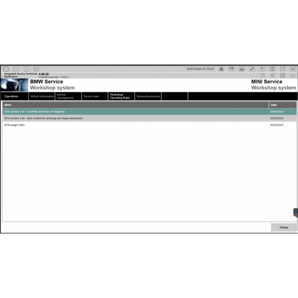 V2024.07 Win10 Rheingold ISTA 4.48.20 and SDP 4.48.21 for BMW ICOM with Engineer Programming