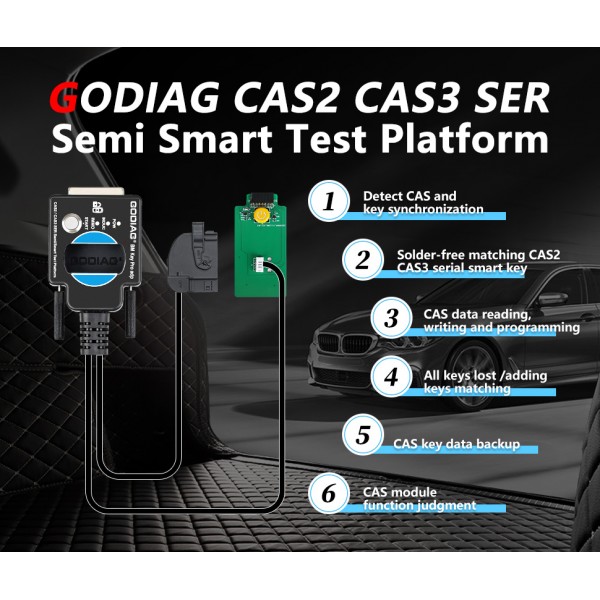 GODIAG CAS2 CAS3 SER Semi Smart Test Platform Detect CAS & Key