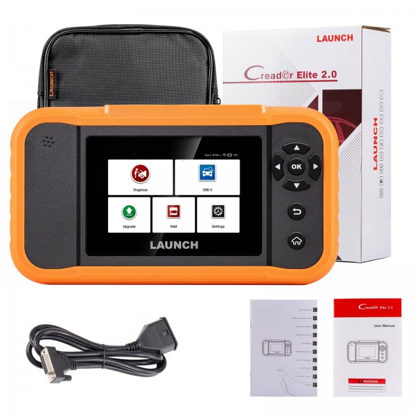 2024 LAUNCH Creader Elite 2.0 Full System Diagnostic Tool for Ford/ GM/ Buick/ Cadillac/ Chevrolet/ Chrysler/ Dodge/ Jeep