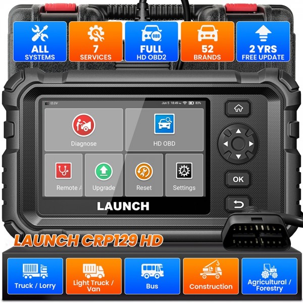 Launch X431 CRP129 HD Pickup Tractor Semi-Trucks tool