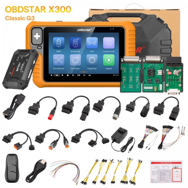 2024 OBDSTAR X300 Classic G3 Key Programmer Support Car/ HD/ E-Car/ Motorcycles/ Jet Ski