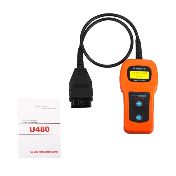 U480 OBD2 CAN BUS/ Engine Code Reader