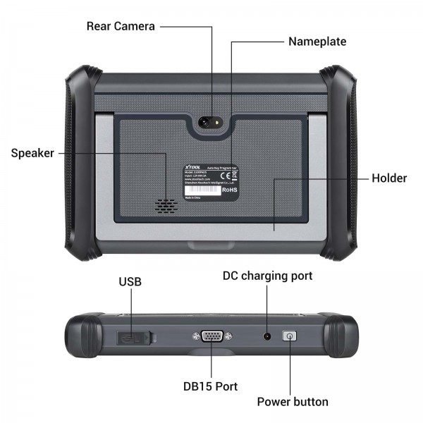 TOOL X100 PADS Key Programmer with Built-in CAN FD DOIP Replace X100 PAD 2 Years Free Update