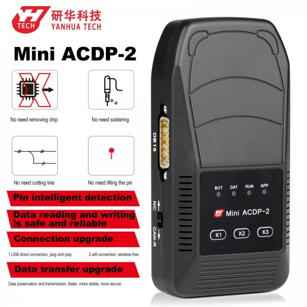 Yanhua Mini ACDP-2 Programming Master Basic Module Supports USB and Wireless Connection Work on PC/Android/IOS