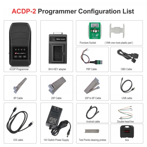 Yanhua Mini ACDP-2 Programming Master Basic Module Supports USB and Wireless Connection Work on PC/Android/IOS