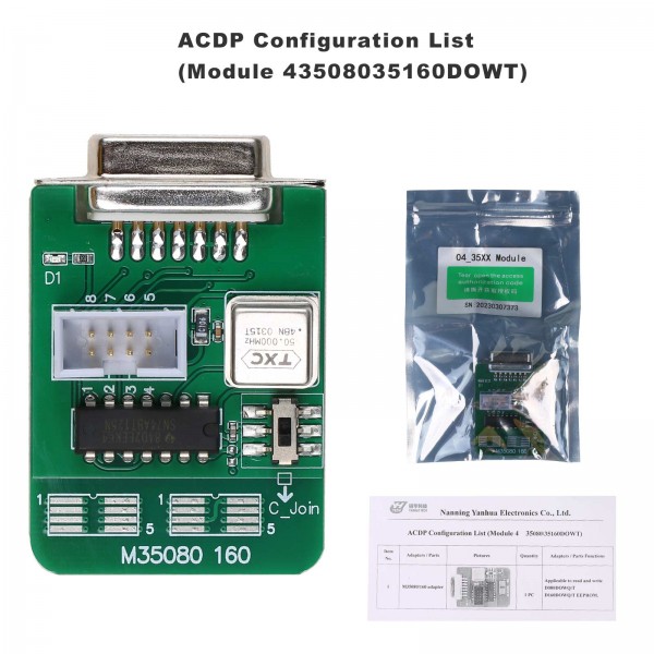 Yanhua ACDP-2 BMW Full Package with Module 1/2/3/4/7/8/11 + License for BMW Key Programming Cluster Correction Get Free B48/ N20/ N55/ B38 Bench Board