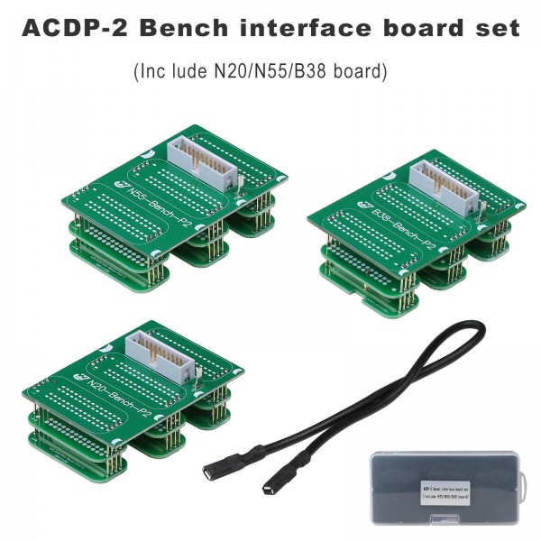 Yanhua ACDP-2 BMW Full Package with Module 1/2/3/4/7/8/11 + License for BMW Key Programming Cluster Correction Get Free B48/ N20/ N55/ B38 Bench Board