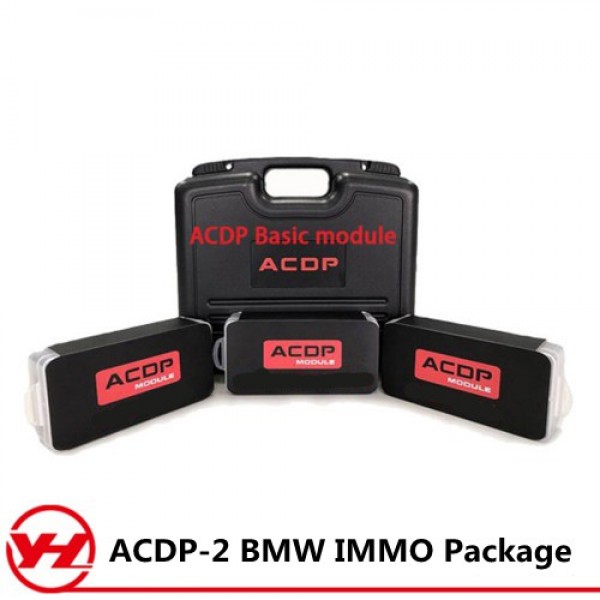 Yanhua Mini ACDP-2 BMW IMMO Package with Module1/2/3 and B48/N20/N55/B38 Bench Board for BMW CAS1-CAS4+/FEM/BMW DME ISN Read & Write 