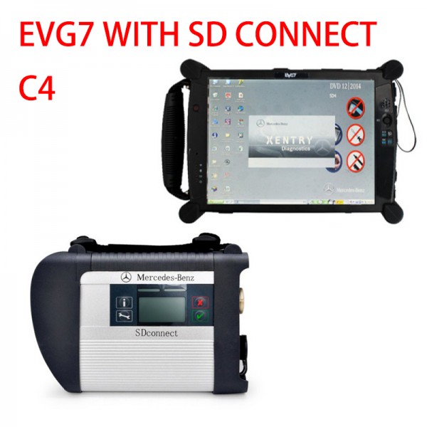 EVG7 tablet with DOIP SD Connect C4 Star Diagnosis 2022.03 HDD Software For Benz