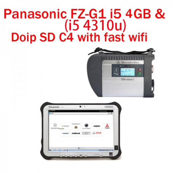 Observatorium ongebruikt Immoraliteit DOIP SD C4 PLUS SD connect c4 Plus Panasonic FZ-G1 Tablet for BENZ Trucks  and Cars